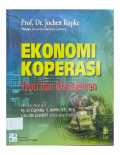 Ekonomi Koperasi Teori Dan Manajemen